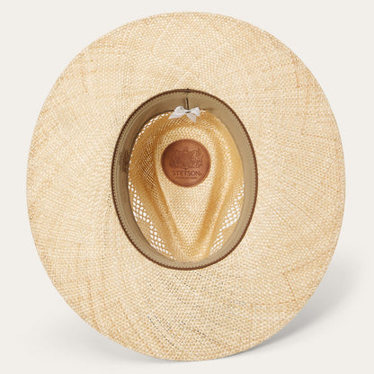 Chorus Straw Flat Brim Hat | Stetson Natural
