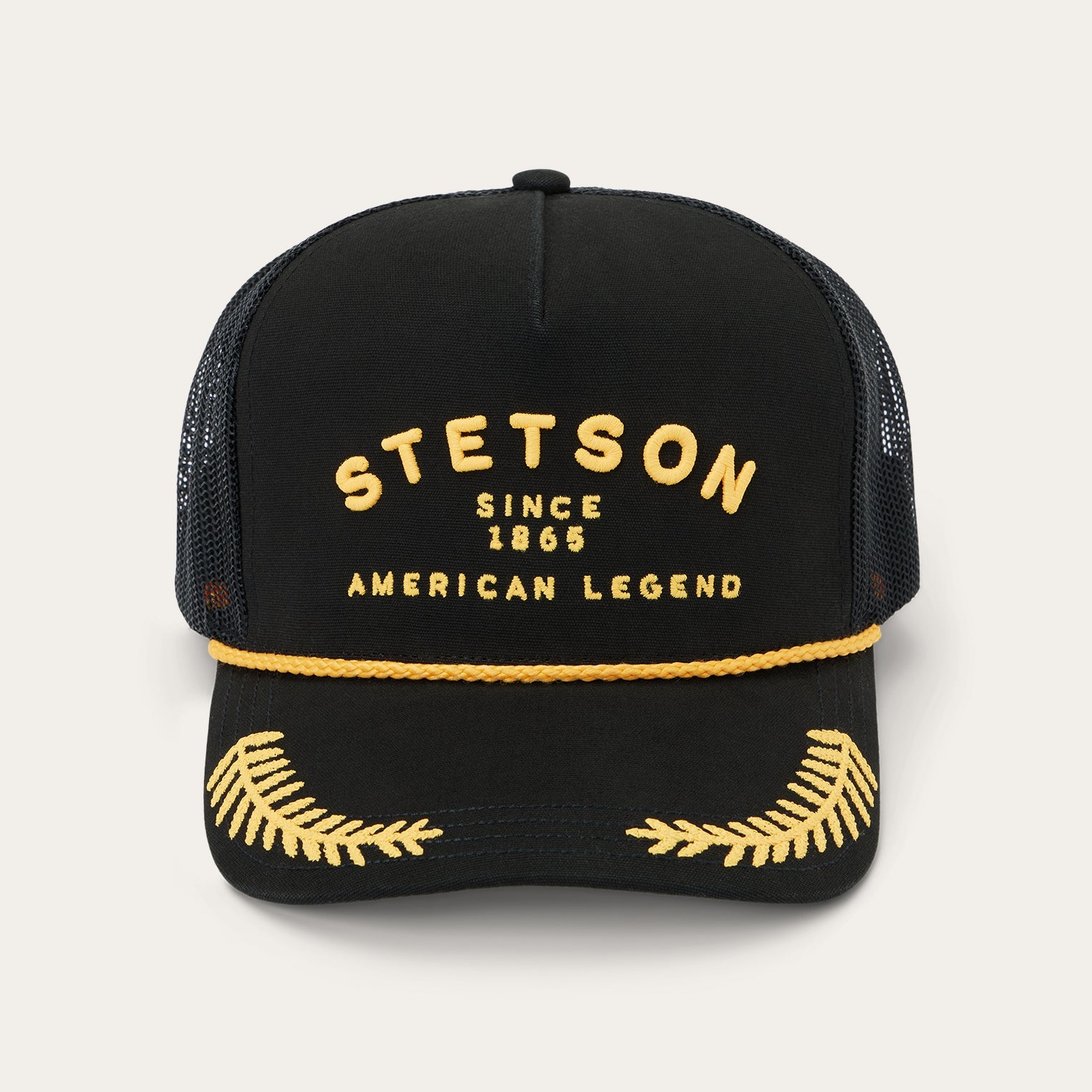 Captain Trucker Cap | Stetson Black