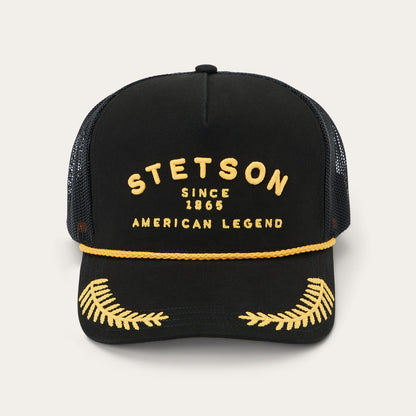 Captain Trucker Cap | Stetson Black