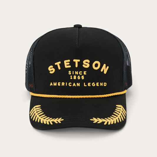 Captain Trucker Cap | Stetson Black