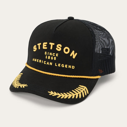 Captain Trucker Cap | Stetson Black