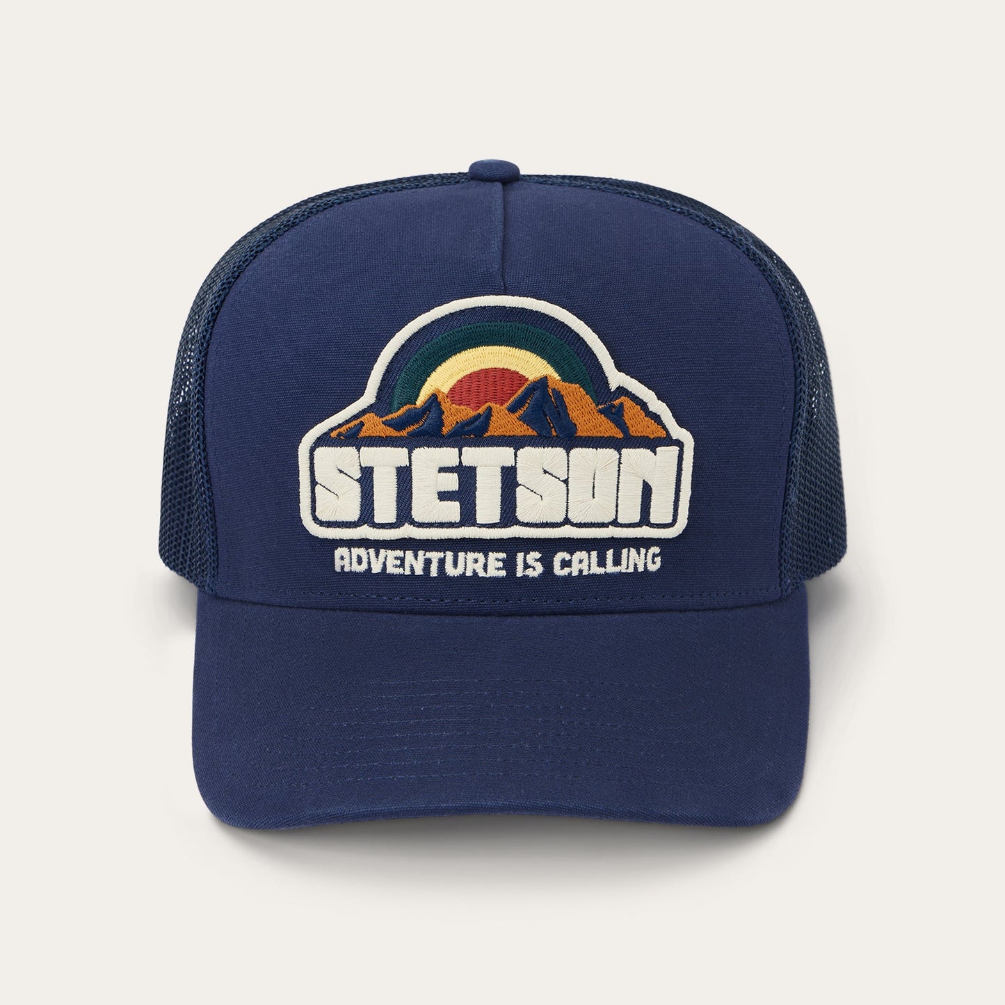 Mountain Sunset Trucker Cap | Stetson Navy