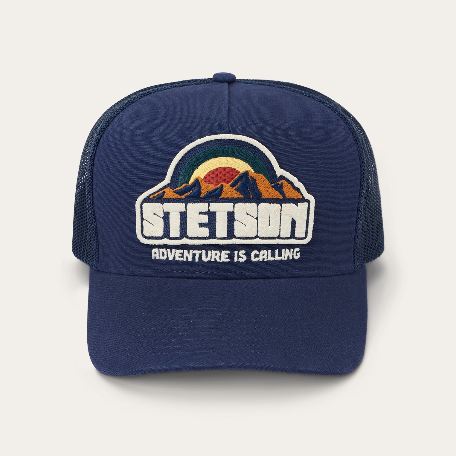 Mountain Sunset Trucker Cap | Stetson Navy