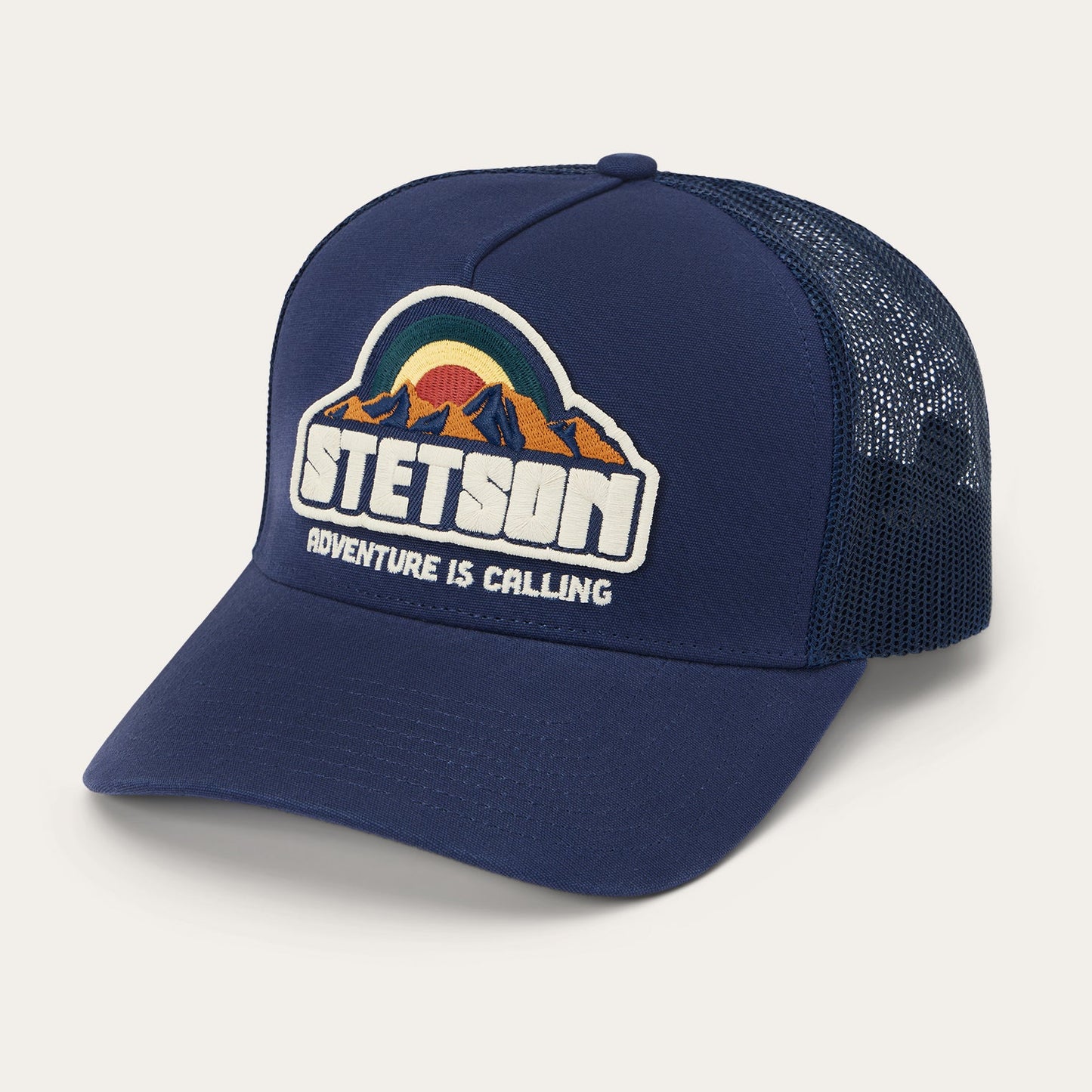 Mountain Sunset Trucker Cap | Stetson Navy