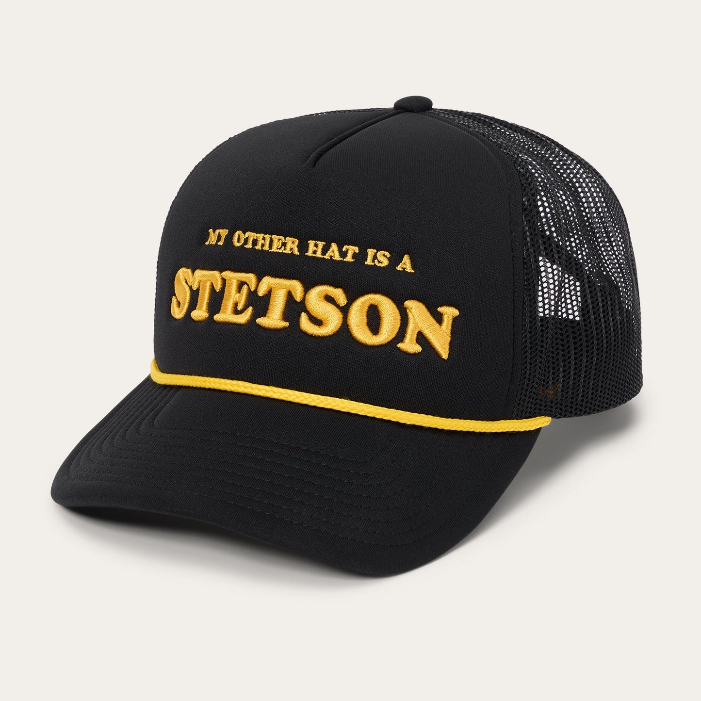 My Other Hat Is A Stetson Trucker Cap | Stetson Black