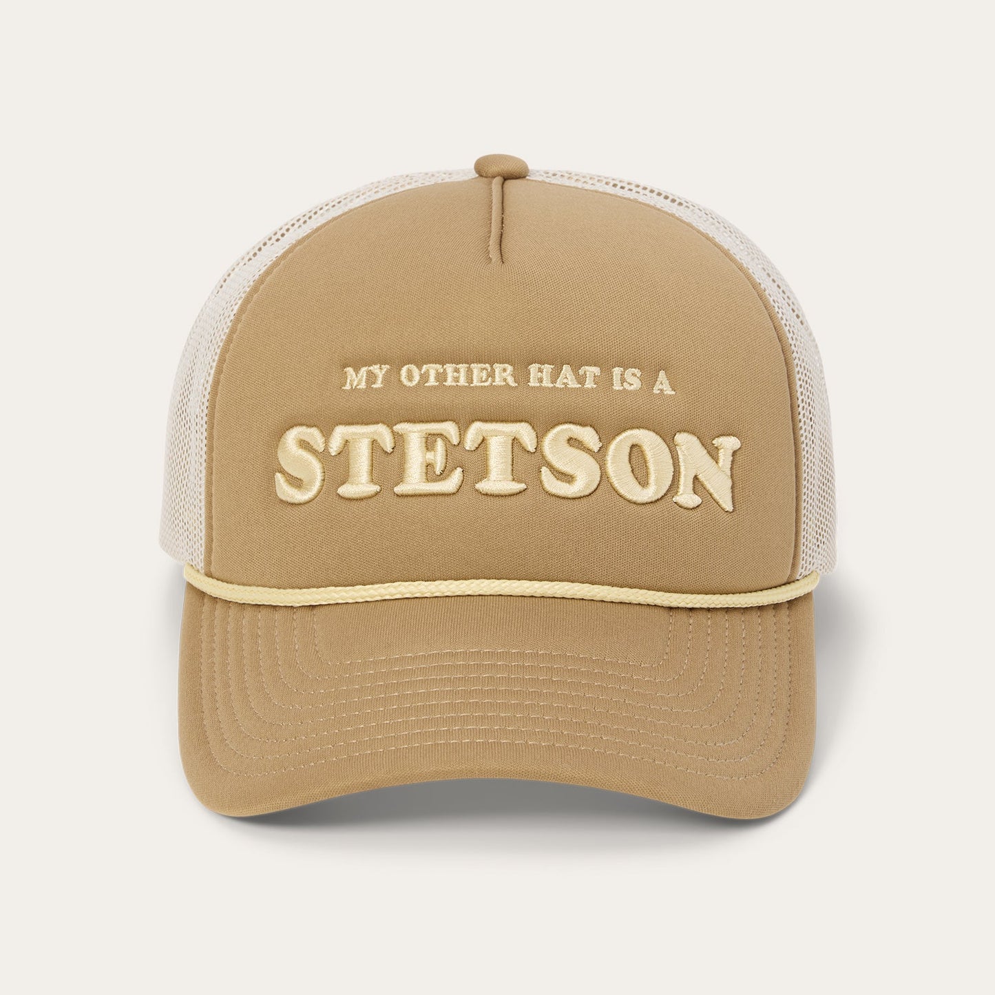 My Other Hat Is A Stetson Trucker Cap | Stetson Tan