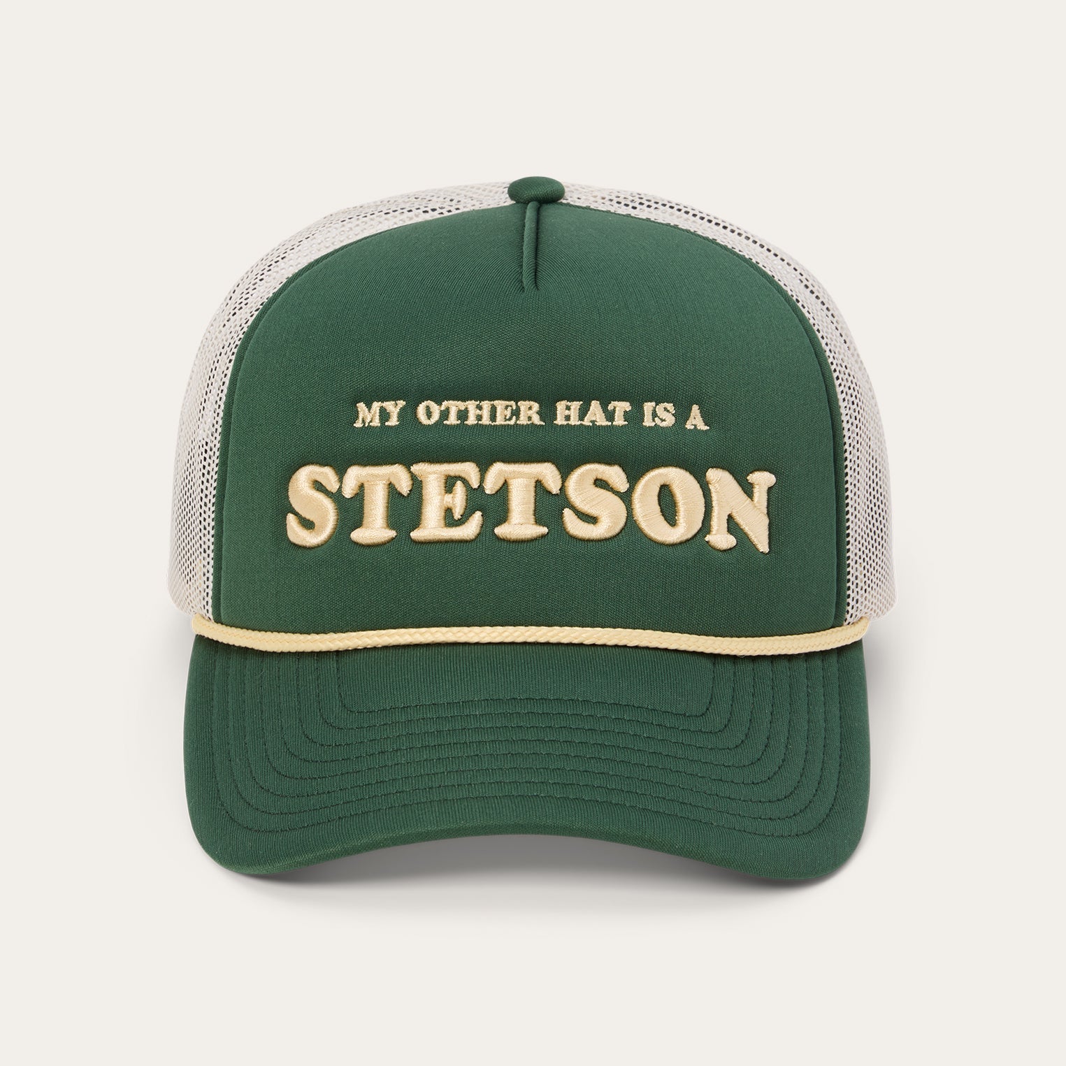 My Other Hat Is A Stetson Trucker Cap | Stetson Olive