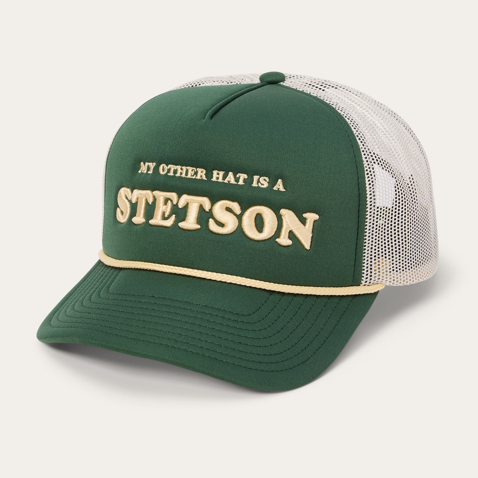 My Other Hat Is A Stetson Trucker Cap | Stetson Olive