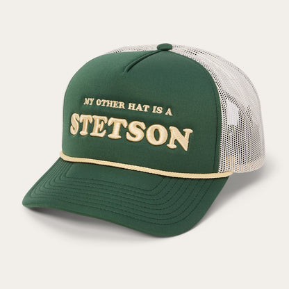 My Other Hat Is A Stetson Trucker Cap | Stetson Olive