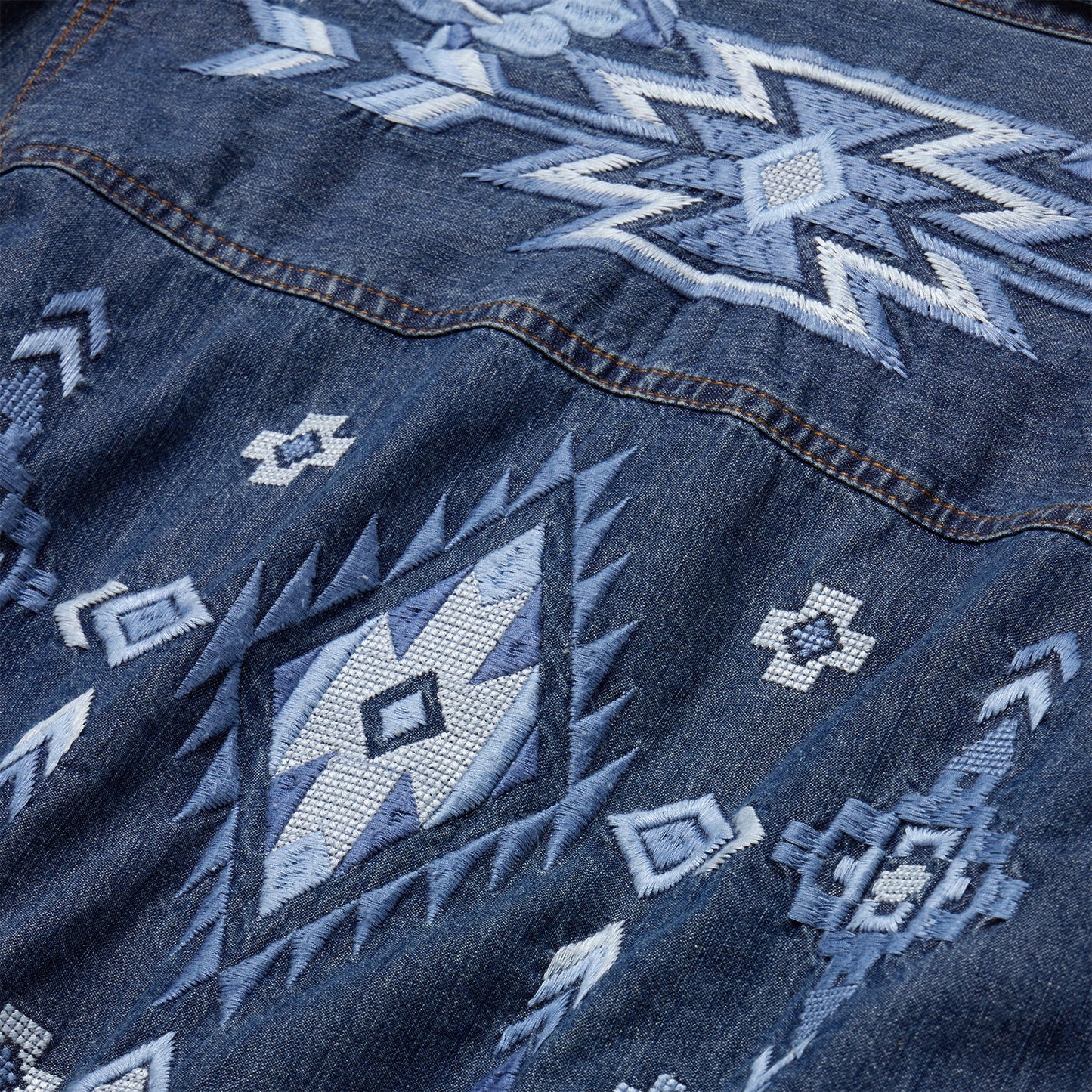 Dark Blue Denim Shirt Dress | Stetson Blue