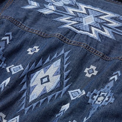 Dark Blue Denim Shirt Dress | Stetson Blue