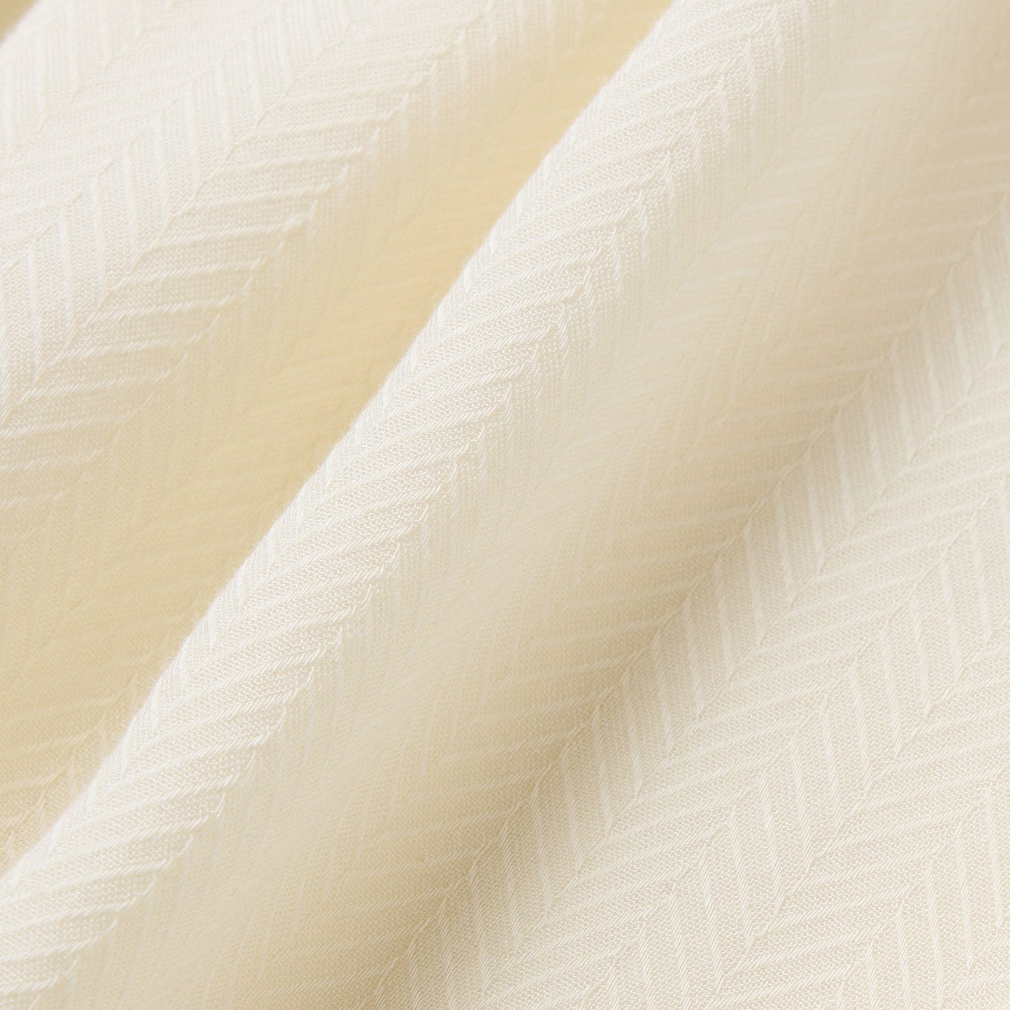 Cream Herringbone Blouse | Stetson White