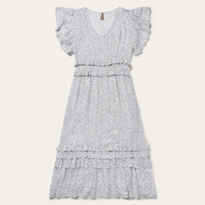 Stars Print Dress | Stetson White