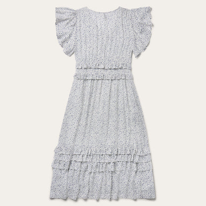 Stars Print Dress | Stetson White