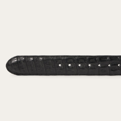 Caiman Western Tab Belt | Stetson Black Classic