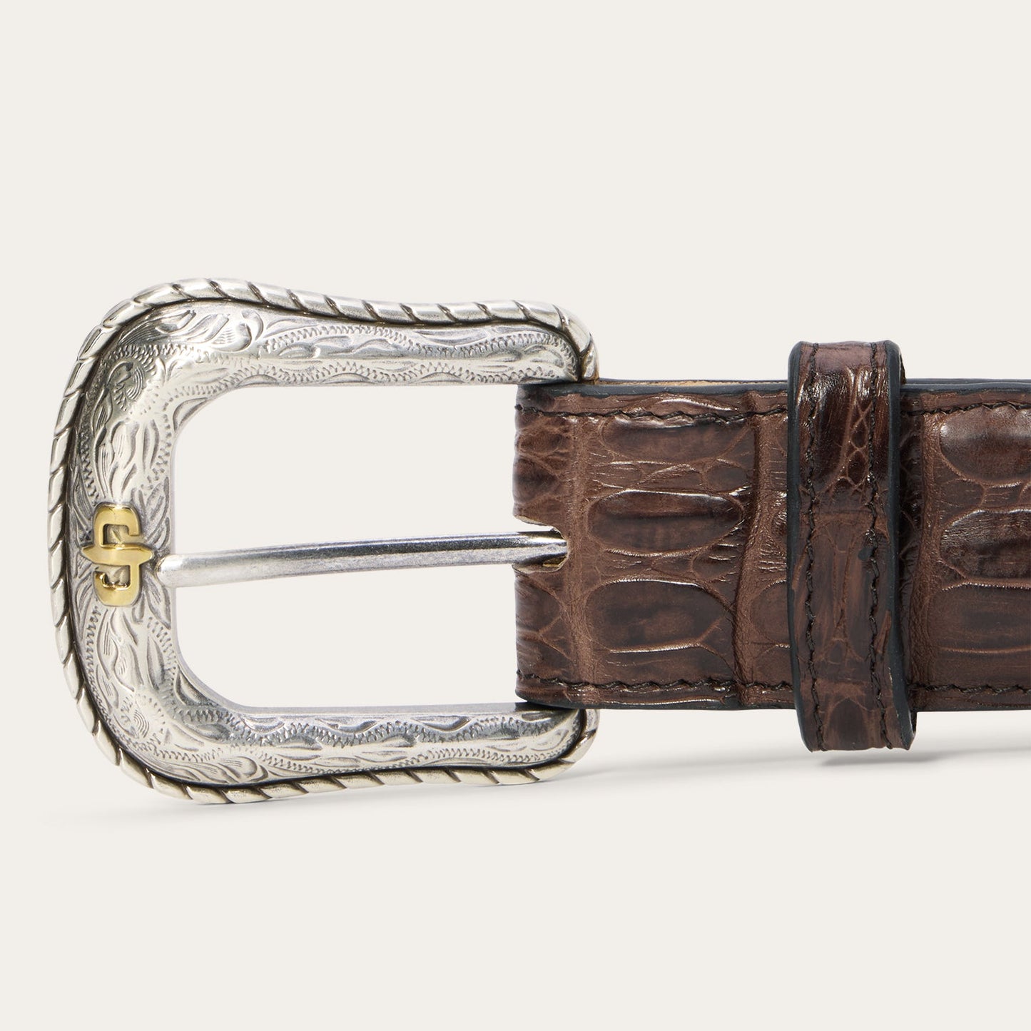 Caiman Western Tab Belt | Stetson Cigar Classic