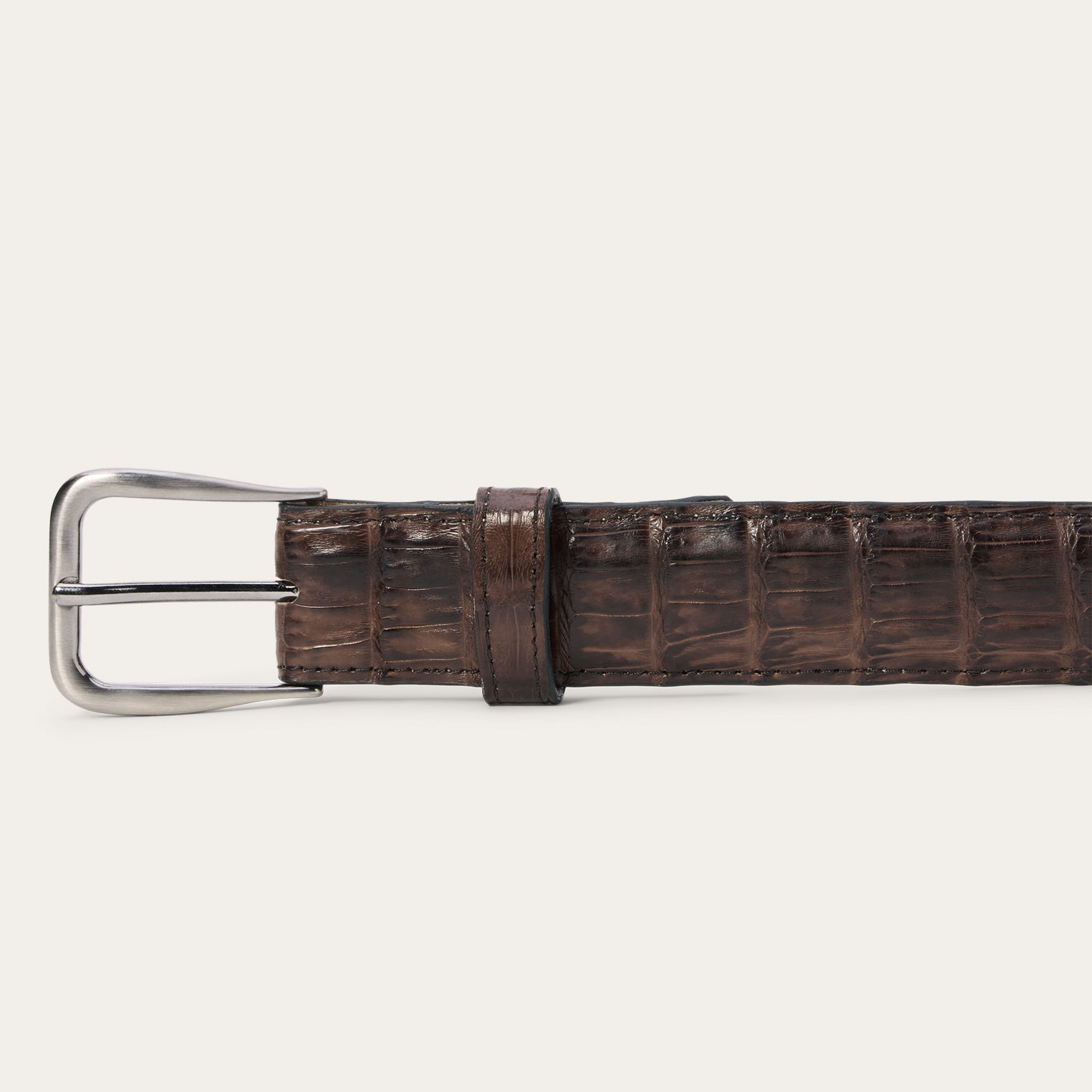 Caiman Western Tab Belt - 1 1/4" Width | Stetson Cigar Classic