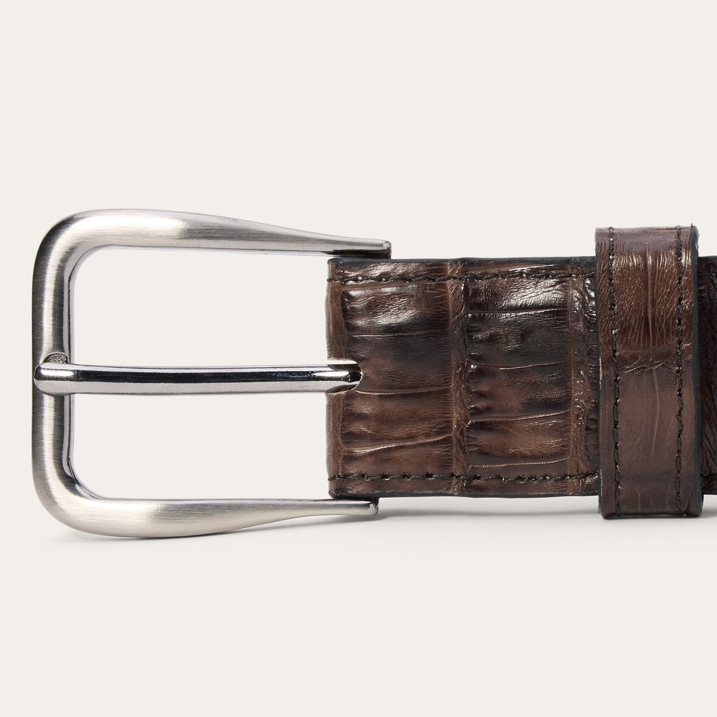 Caiman Western Tab Belt - 1 1/4" Width | Stetson Cigar Classic