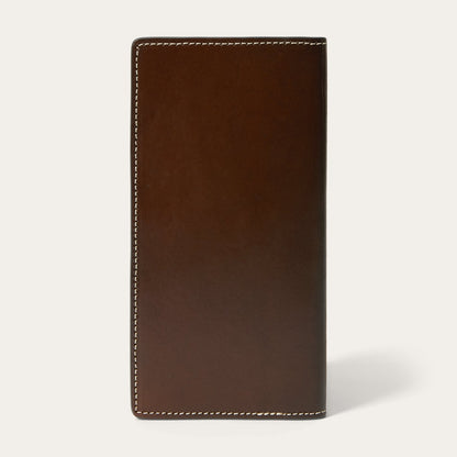 Hair-On-Hide Concho Checkbook | Stetson Vintage Brown