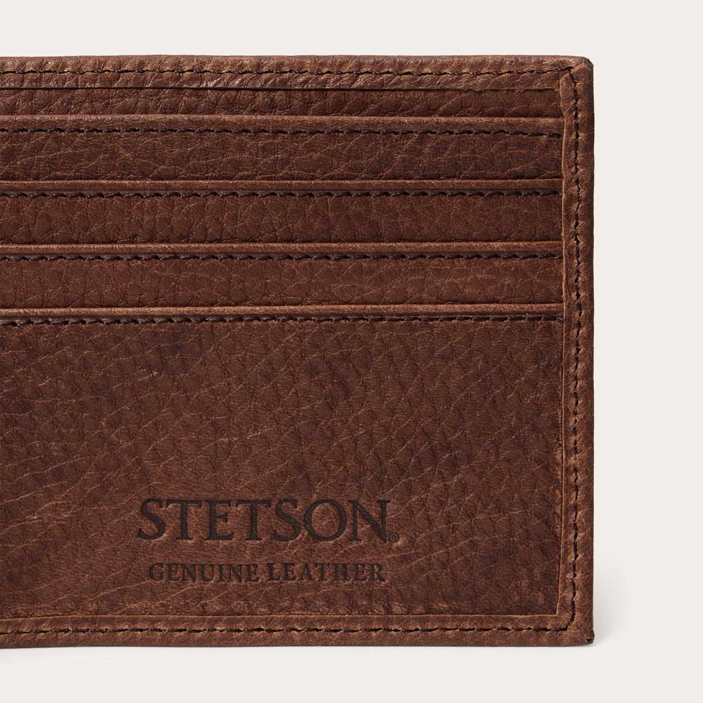 Steer Head Bi-Fold Wallet | Stetson Brown