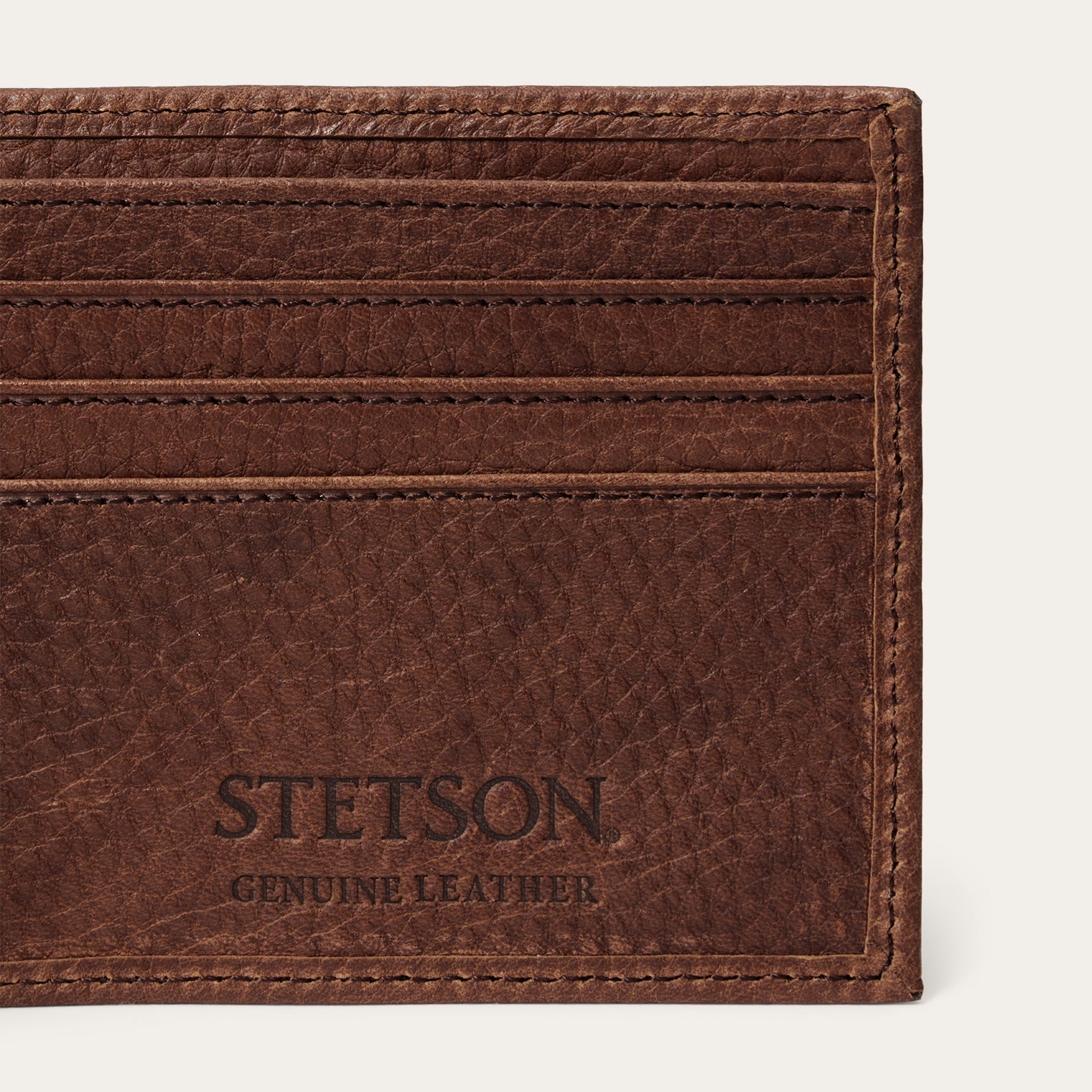 Steer Head Bi-Fold Wallet | Stetson Brown