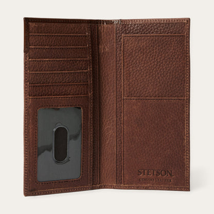 Steer Head Checkbook | Stetson Brown