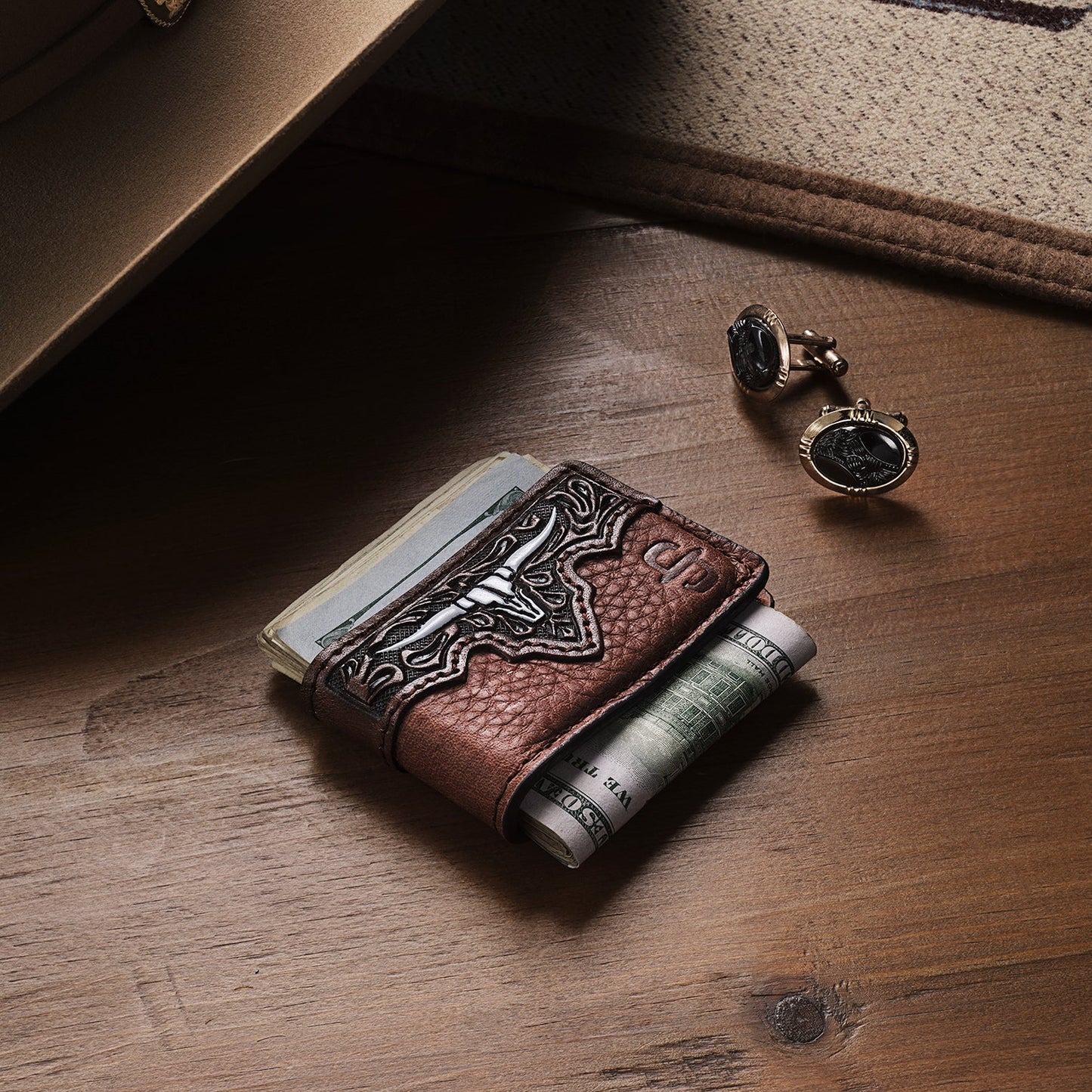 Steer Head Money Clip | Stetson Brown