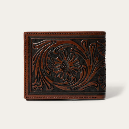 Tooled Bi-Fold Wallet | Stetson Brown