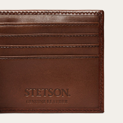 Tooled Bi-Fold Wallet | Stetson Brown