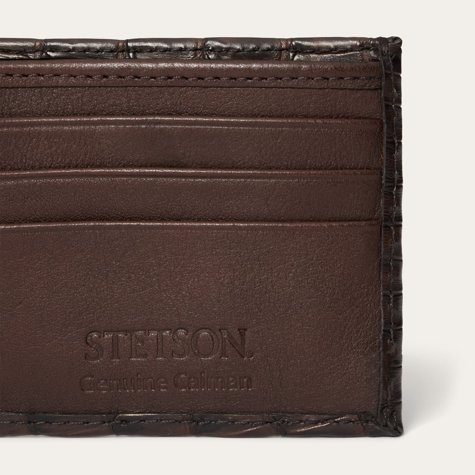 Caiman Bi-Fold Wallet | Stetson Cigar Classic