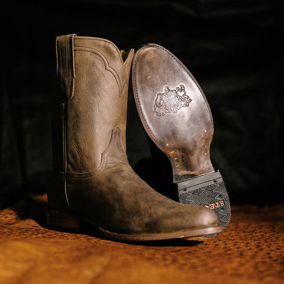 Cassidy Roper Boots | Stetson Brown