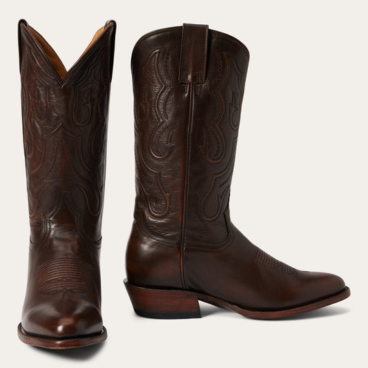 Carlisle Western Boots | Stetson Burnished Brown