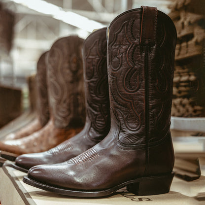 Carlisle Western Boots | Stetson Burnished Brown