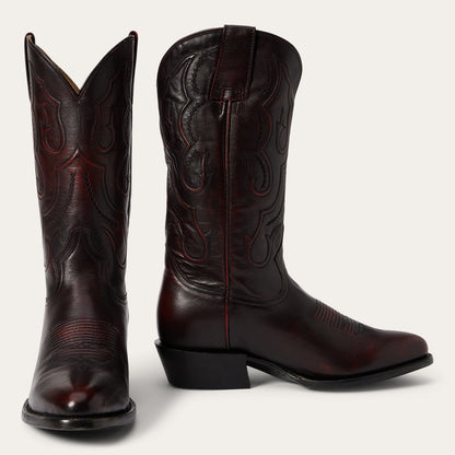 Carlisle Western Boots | Stetson Black Cherry