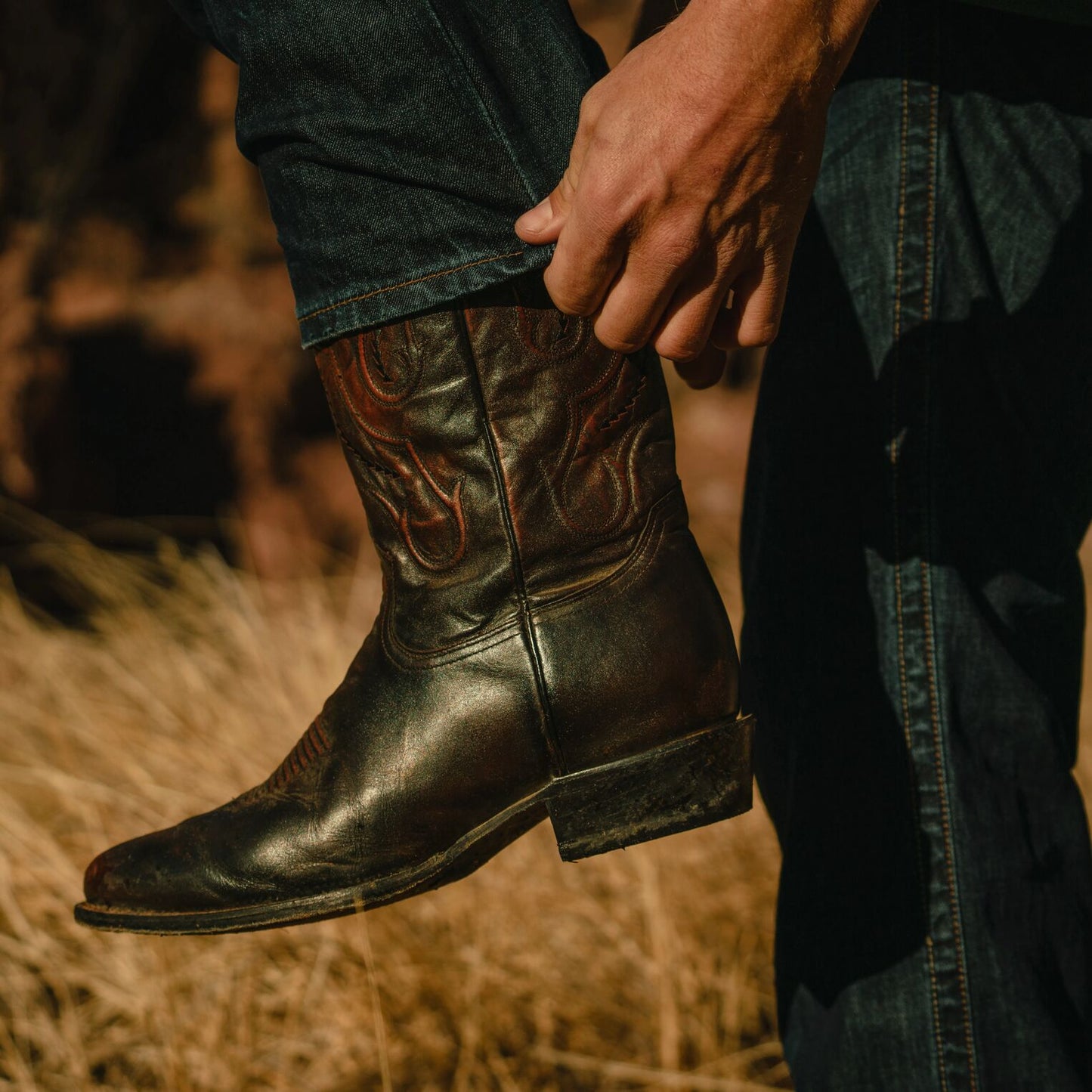 Carlisle Western Boots | Stetson Black Cherry