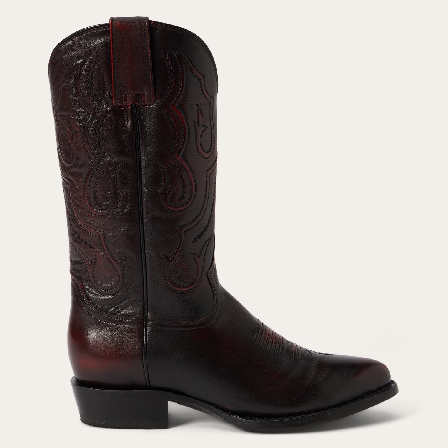 Carlisle Western Boots | Stetson Black Cherry