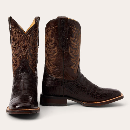 Aces Alligator Boots | Stetson Brown