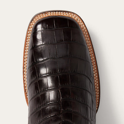 Aces Alligator Boots | Stetson Brown