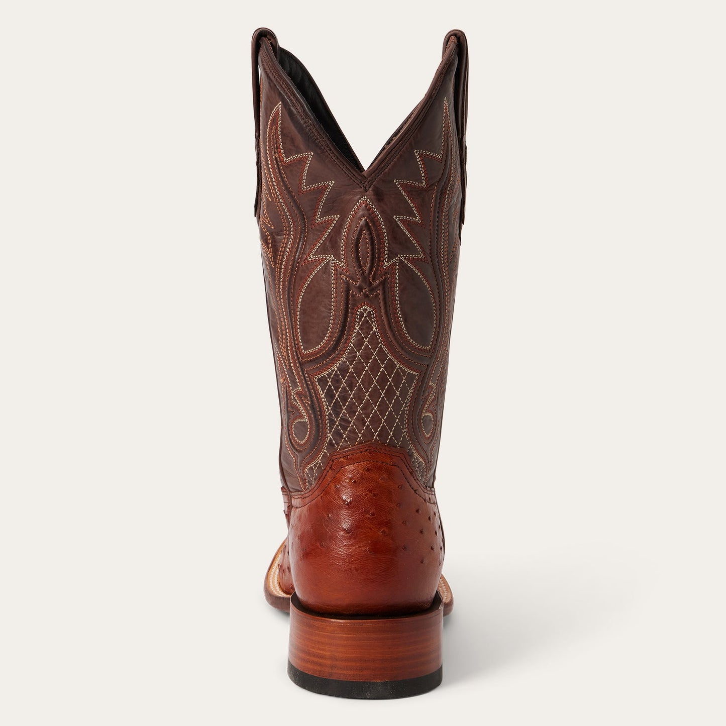 Ozzy Ostrich Boot | Stetson Brown