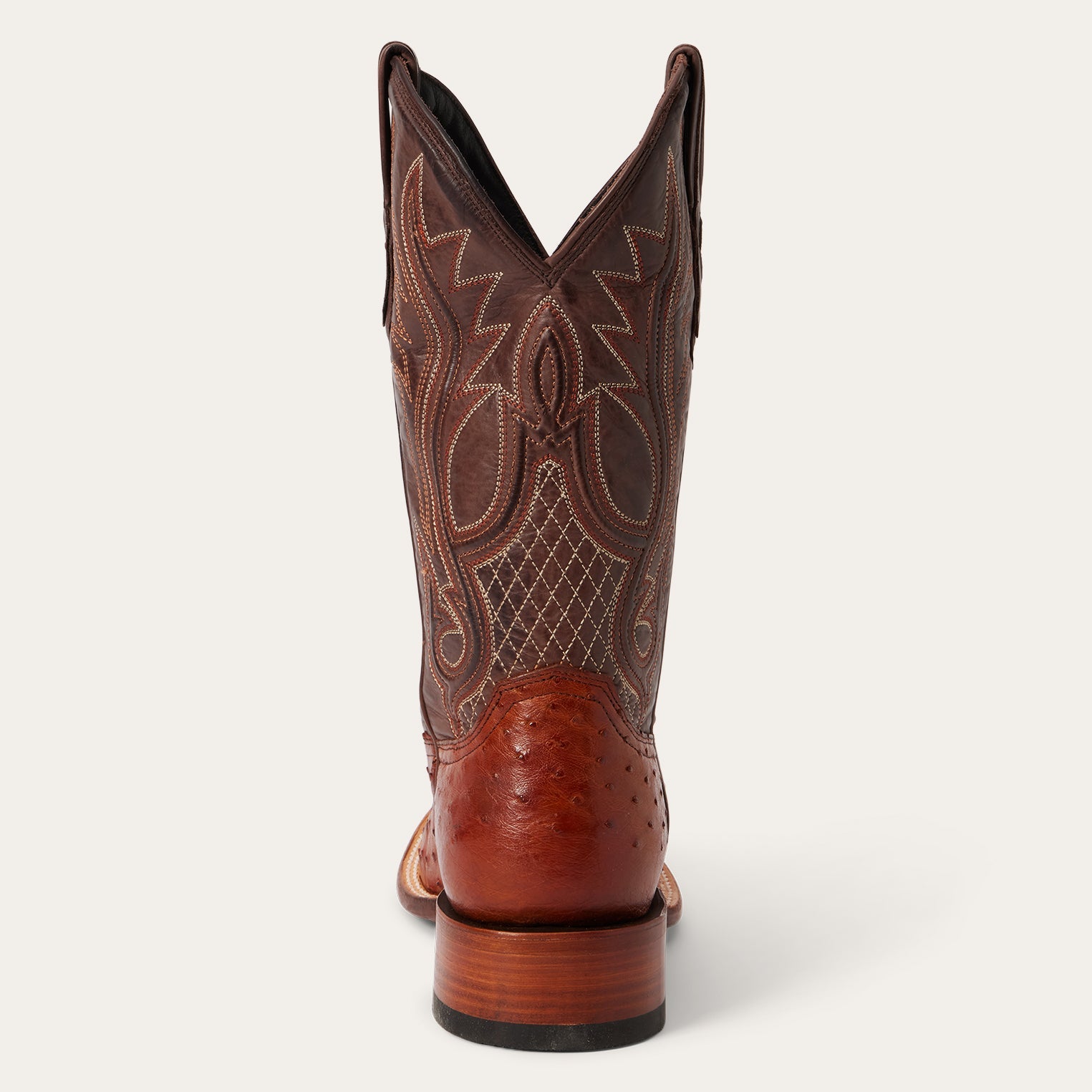 Ozzy Ostrich Boot | Stetson Brown