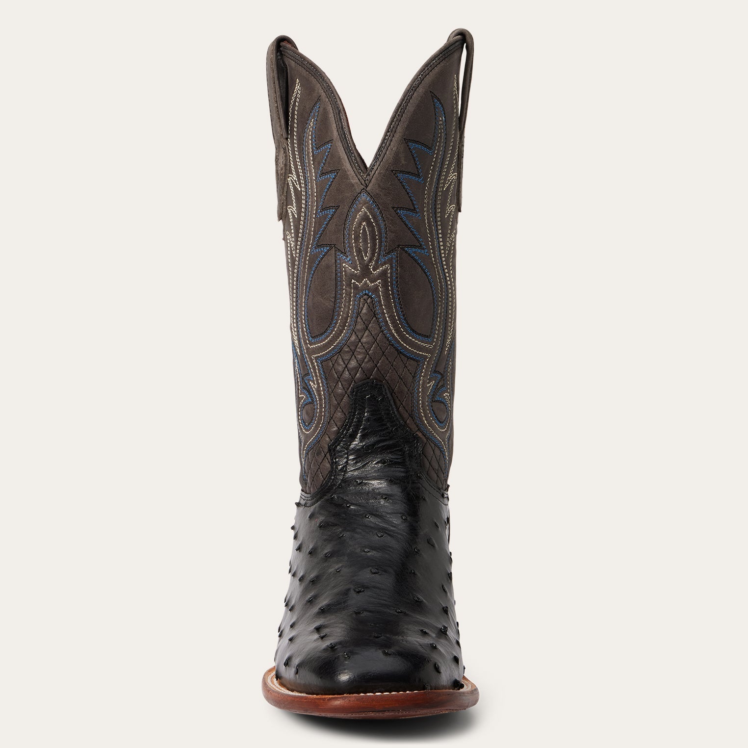 Ozzy Ostrich Boot | Stetson Black