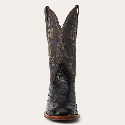 Ozzy Ostrich Boot | Stetson Black