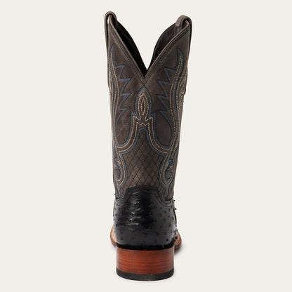 Ozzy Ostrich Boot | Stetson Black