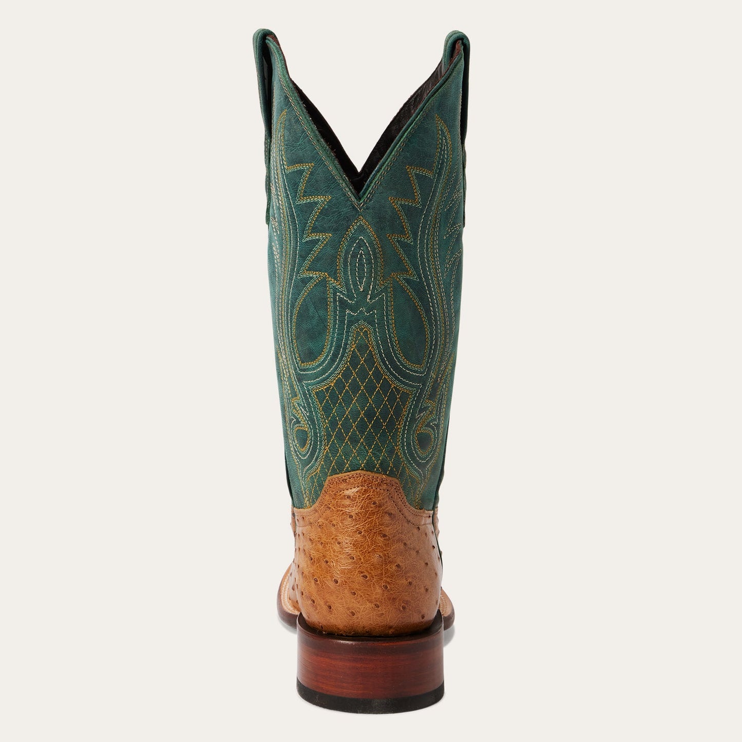 Ozzy Ostrich Boot | Stetson Tan