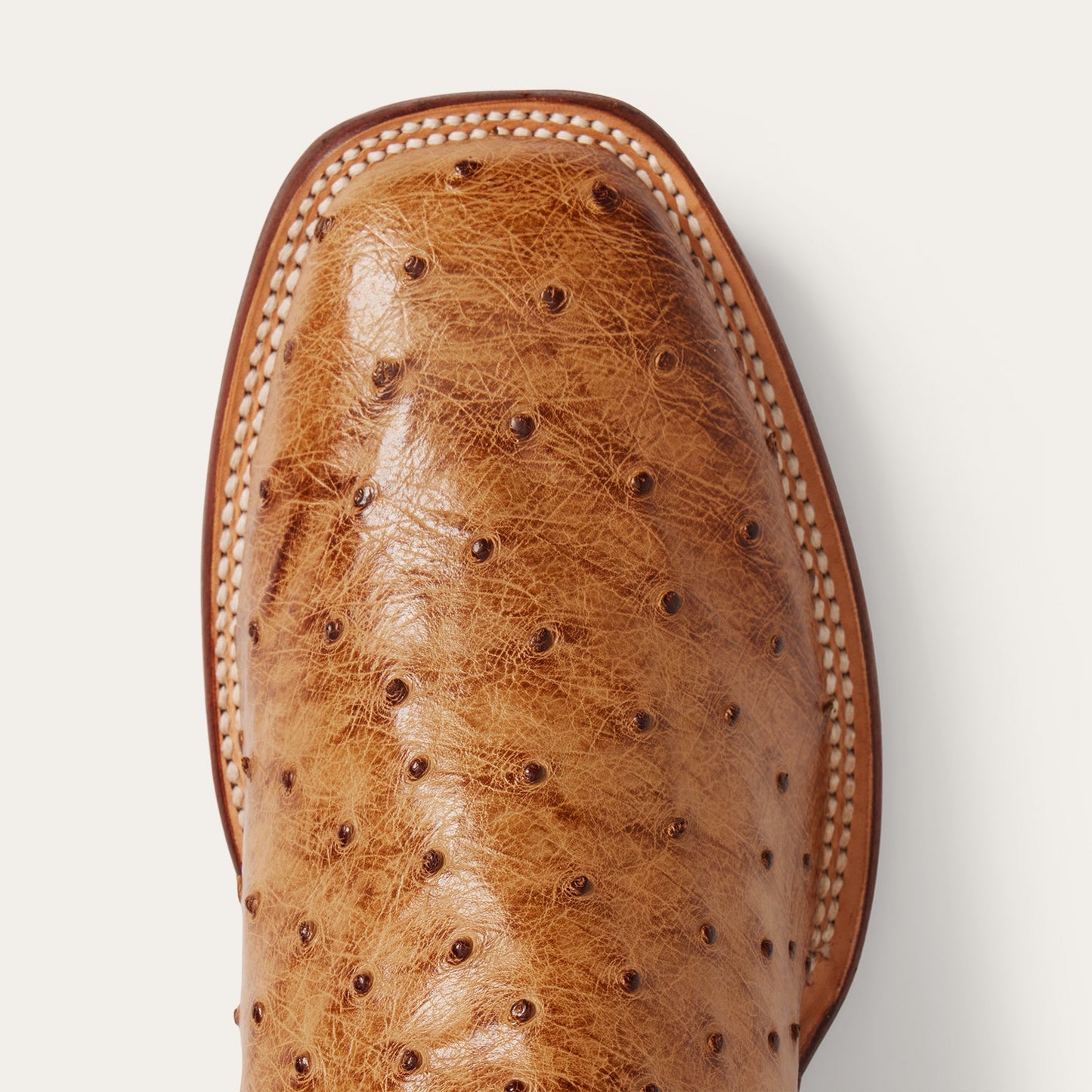 Ozzy Ostrich Boot | Stetson Tan