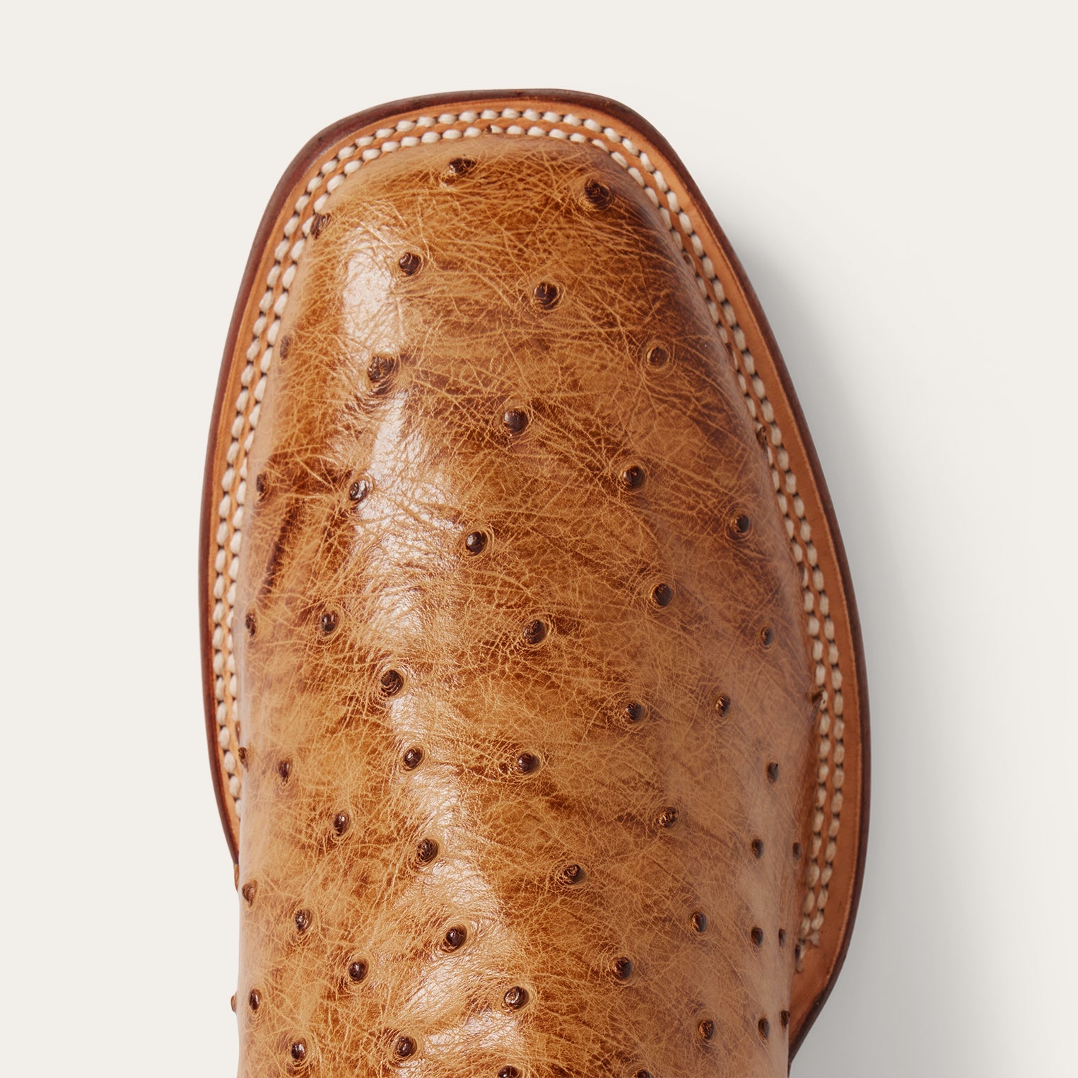 Ozzy Ostrich Boot | Stetson Tan