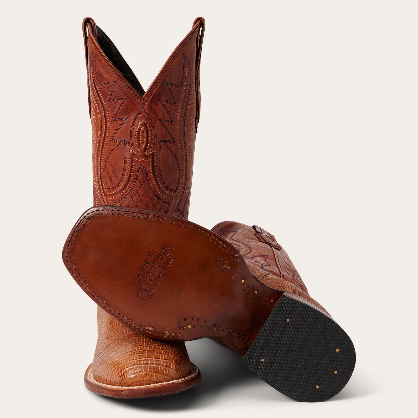Arlington Teju Boot | Stetson Tan