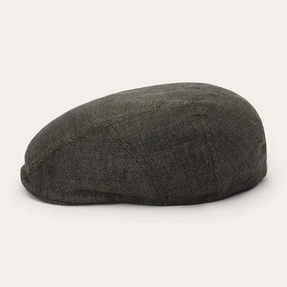Herringbone Linen Ivy Cap | Stetson Olive Herringbone
