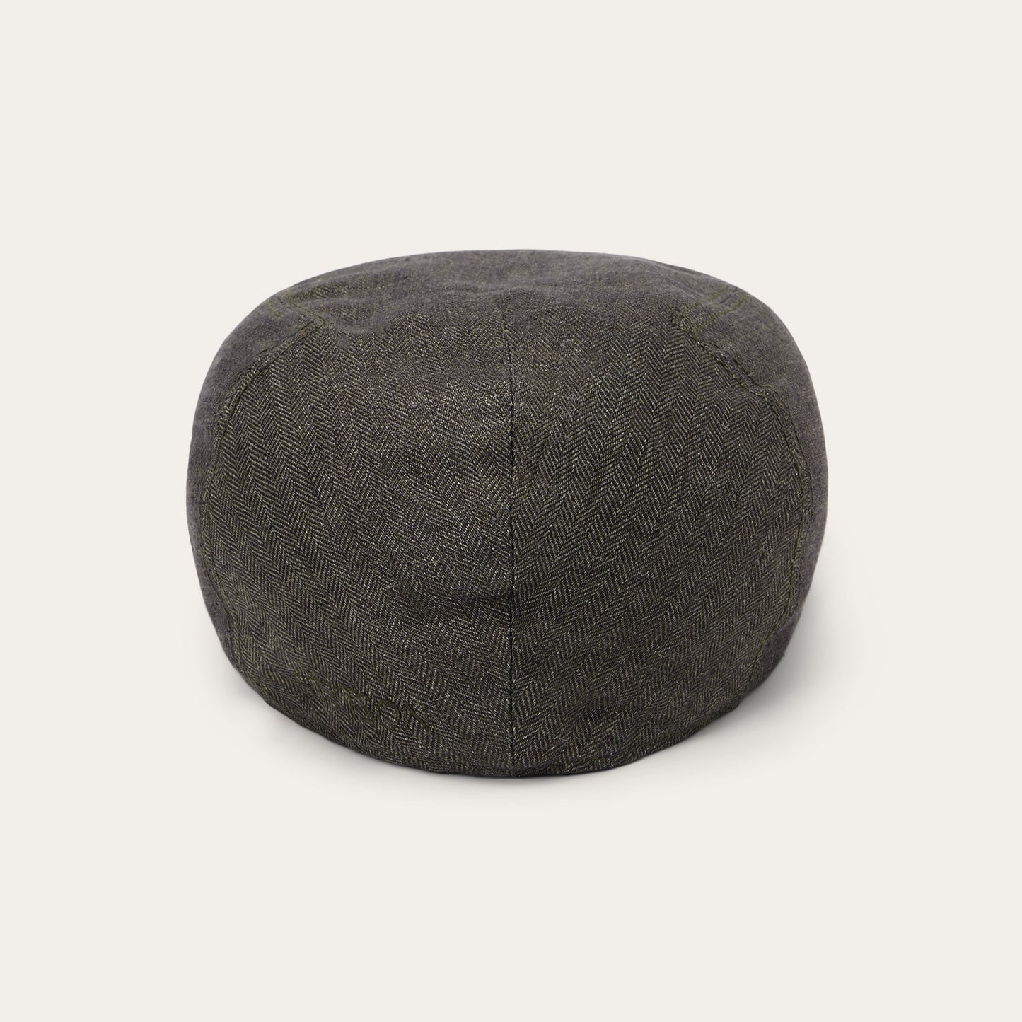 Herringbone Linen Ivy Cap | Stetson Olive Herringbone