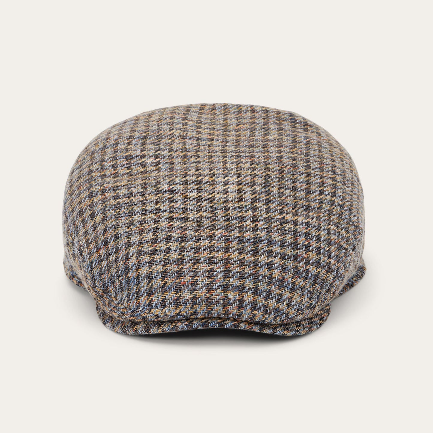 Linen/Cotton Houndstooth Driver Cap | Stetson Multicolor Houndstooth